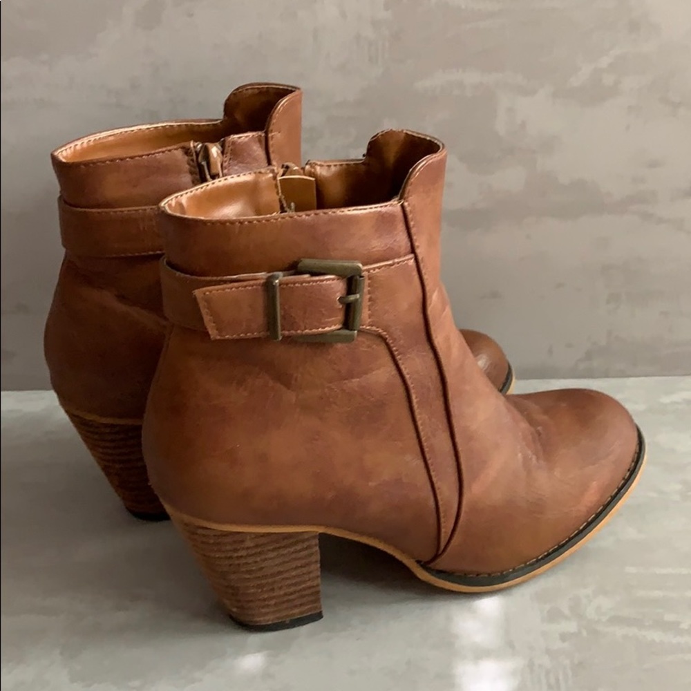 Tan Booties